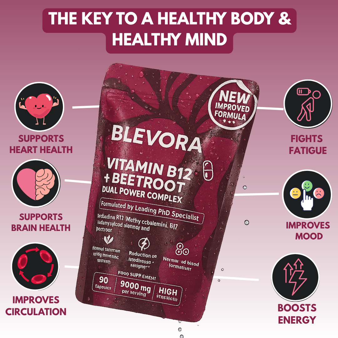 Blevora Vitamin B-12 Beetroot Capsules