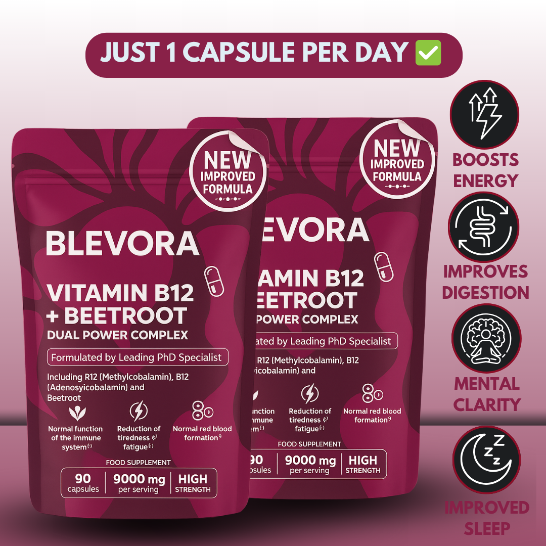 Blevora Vitamin B-12 Beetroot Capsules